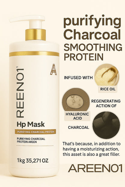 Purifying Charcoal Smoothing Protein Mask  | Areen1