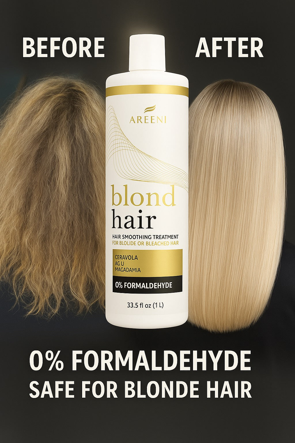 Blond Hair Treatment Before and Afte | Areen1
