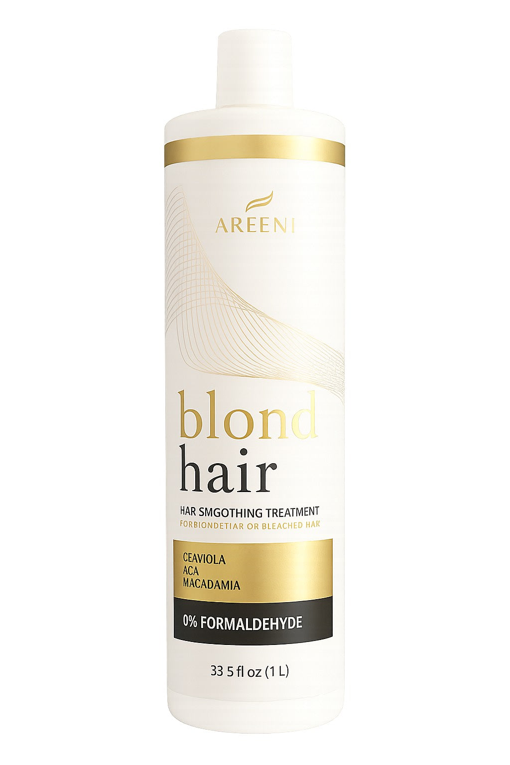 Blond Hair Smoothing Treatment bottle   | Areen1