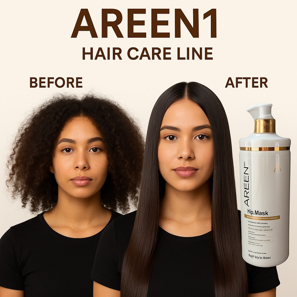 Hair care line Before and After | Areen1