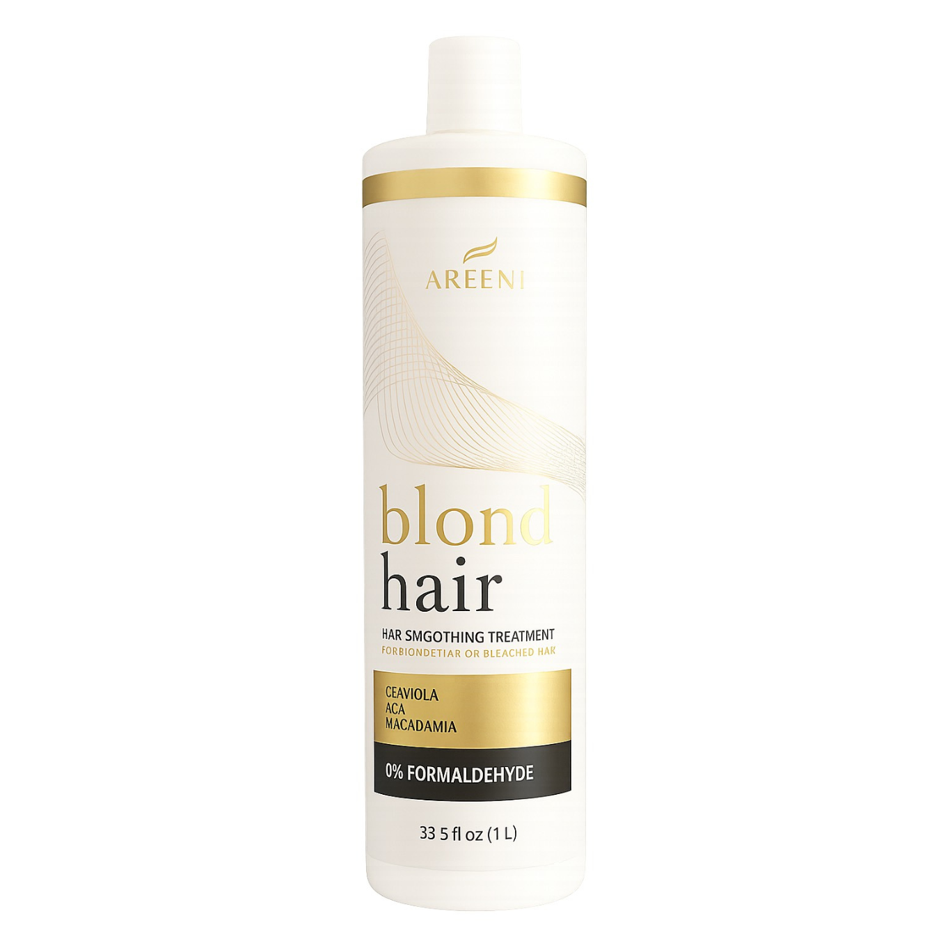 Blond Hair Smoothing Treatment bottle   | Areen1