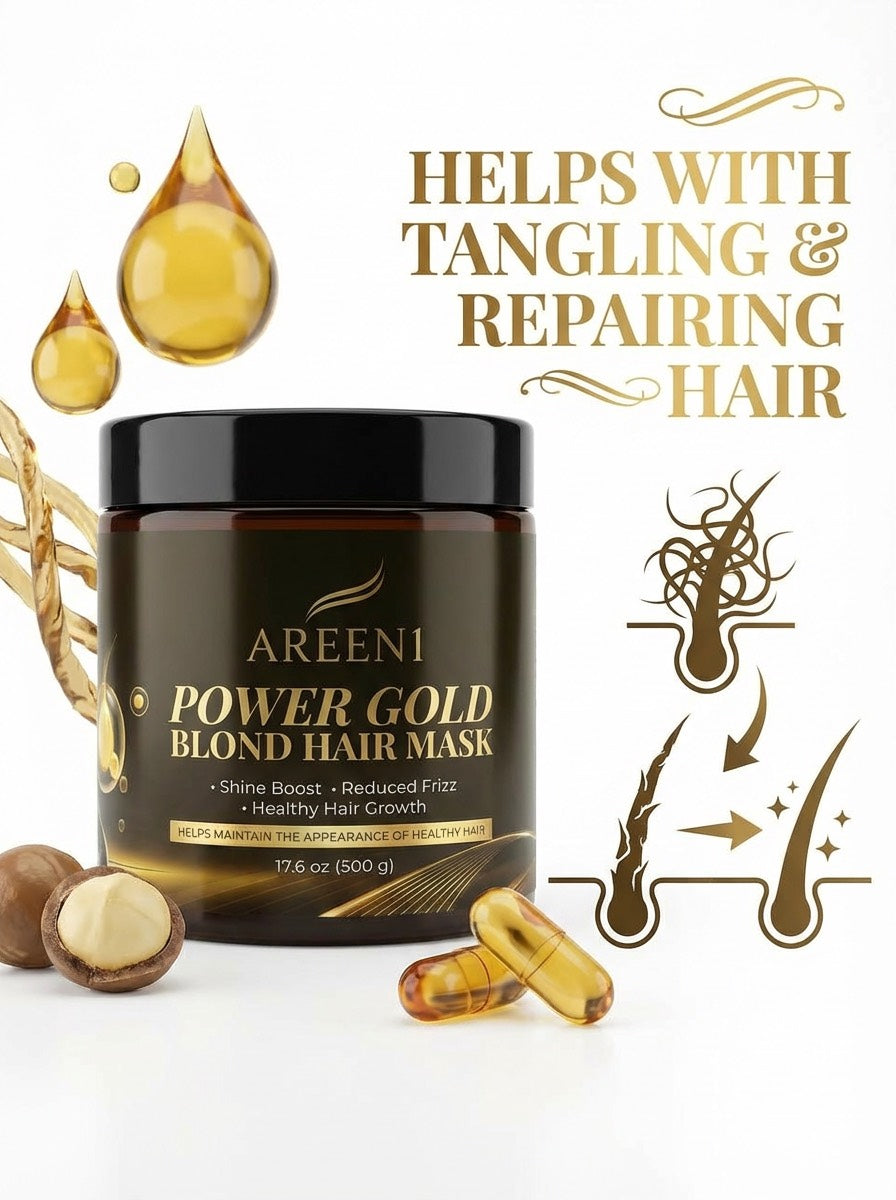 AREEN1 Power Gold Blond Hair Mask
