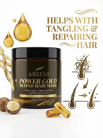 AREEN1 Power Gold Blond Hair Mask