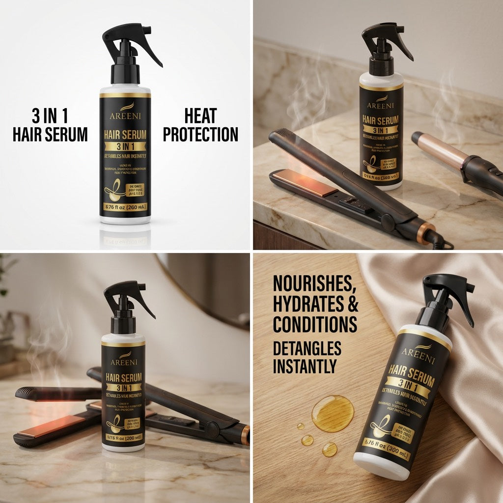 AREEN1 Hair Spray – 3-in-1 Hair Serum (Leave-In)